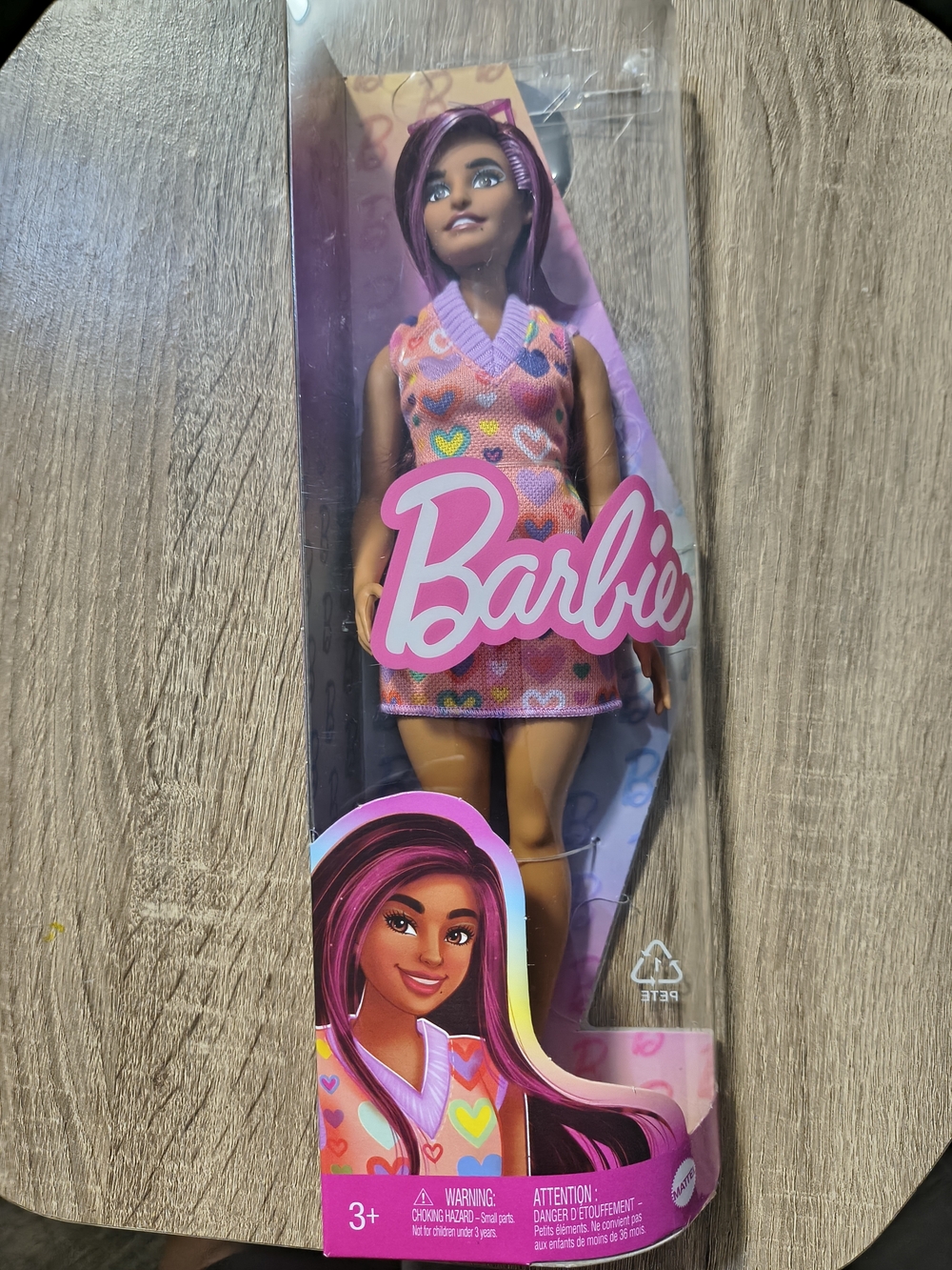 Barbie Women Bath & Body Doll in Pink Heart Dress